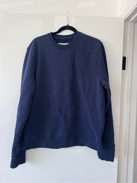 Outerknown Sweaters - Outerknown Organic Cotton Crewneck Sweatshirt – Navy Blue – Large